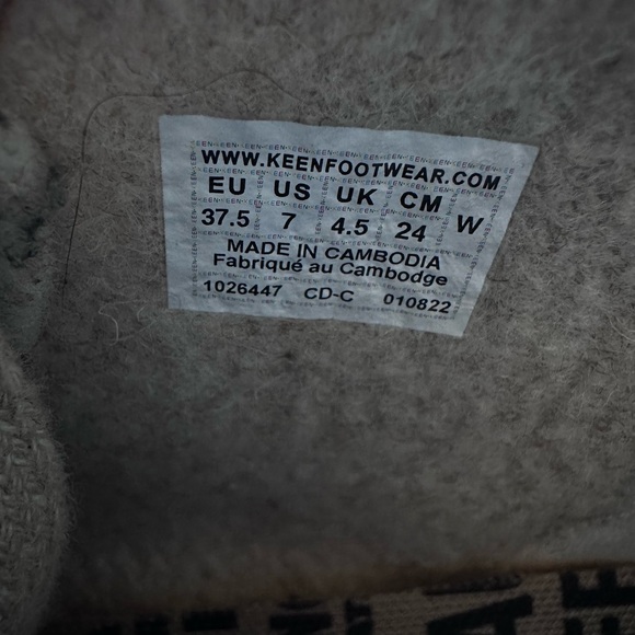 Keen Mosey Chukka Natural Felt Wool EU 37.5 - Picture 8 of 8